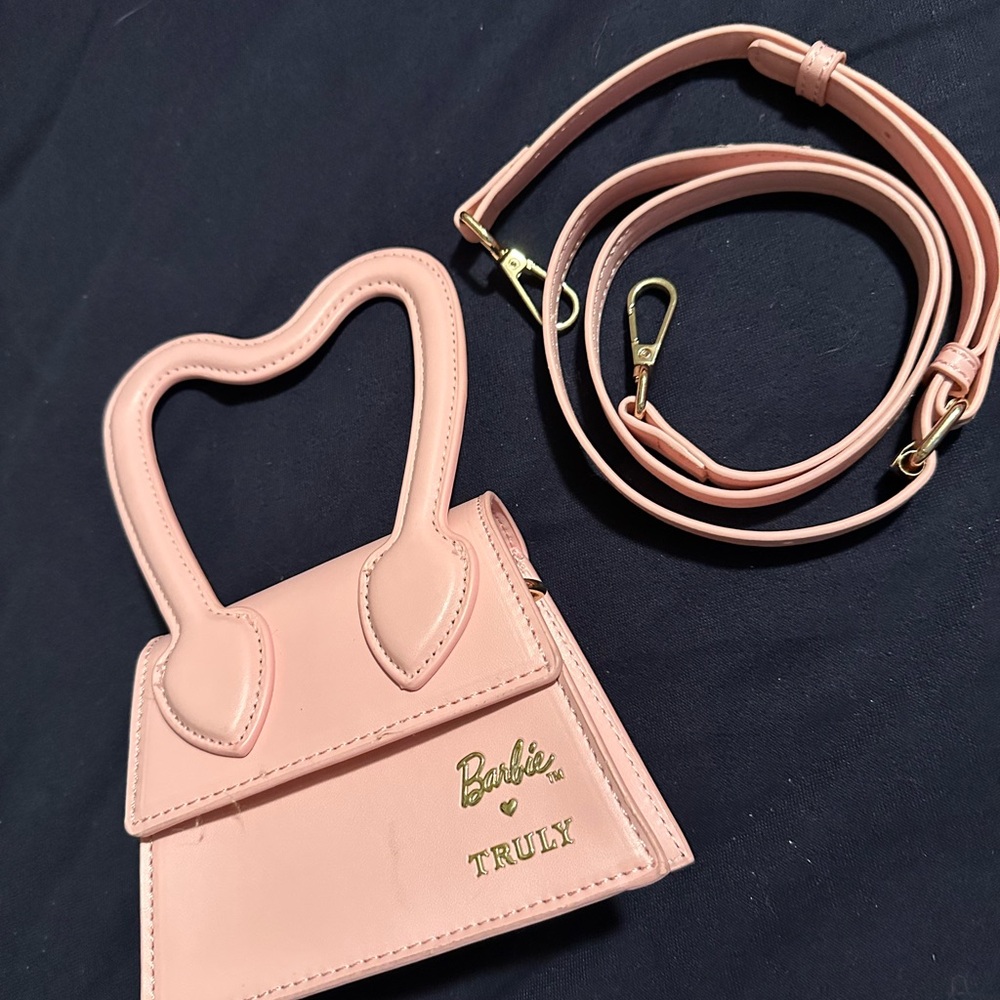 Truly Beauty x Barbie Collaboration Mini Purse Pink Crossbody Bag- Like New